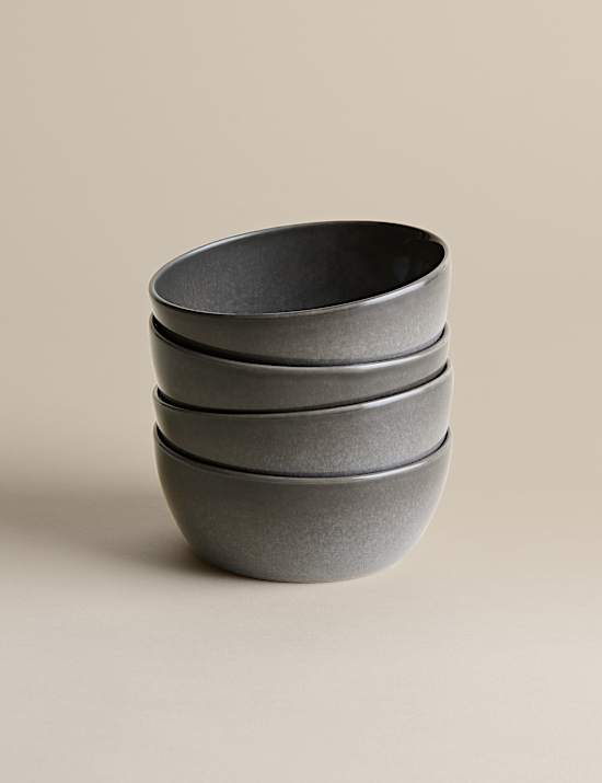 Set of 4 Amberley Reactive Cereal Bowls