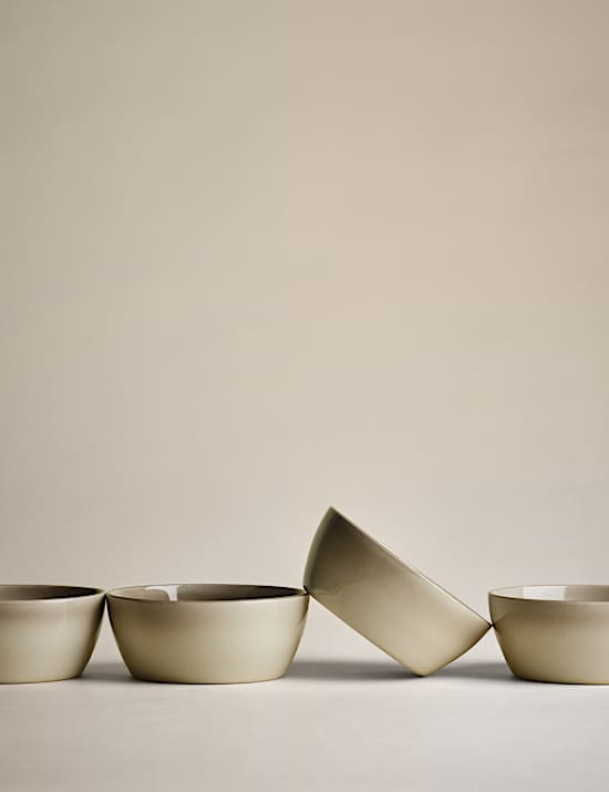 Set of 4 Amberley Reactive Cereal Bowls