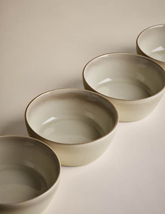 Set of 4 Amberley Reactive Cereal Bowls