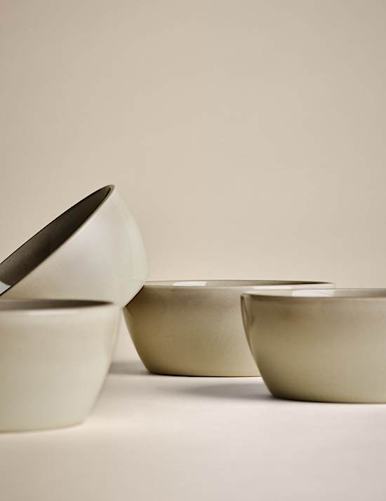 Set of 4 Amberley Reactive Cereal Bowls