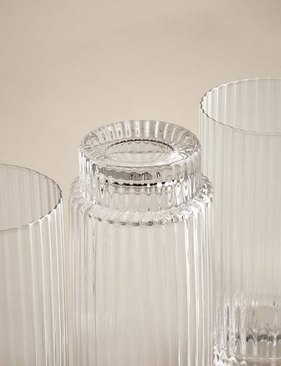 4er-Set handgefertigte Longdrinkgläser „Celine“