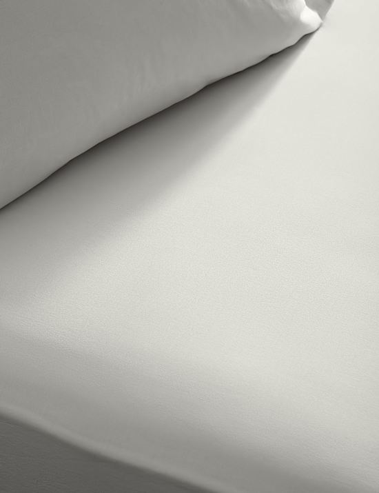 Washed Cotton Deep Fitted Sheet