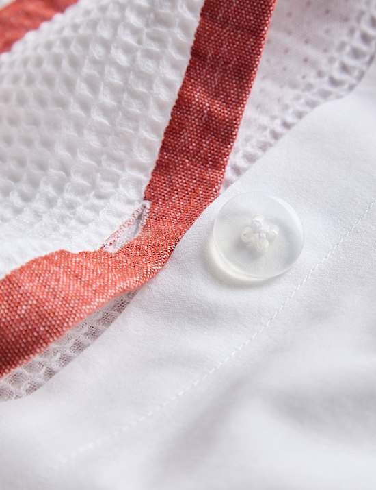 Pure Cotton Contrast Striped Waffle Bedding Set