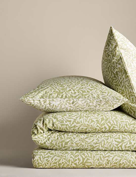Cotton Blend Willow Leaf Bedding Set