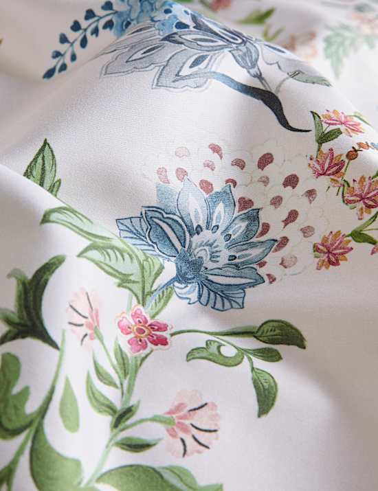 Sateen Jacobean Floral Bedding Set