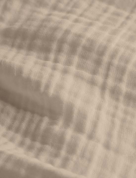 2pk Pure Cotton Muslin Pillowcases