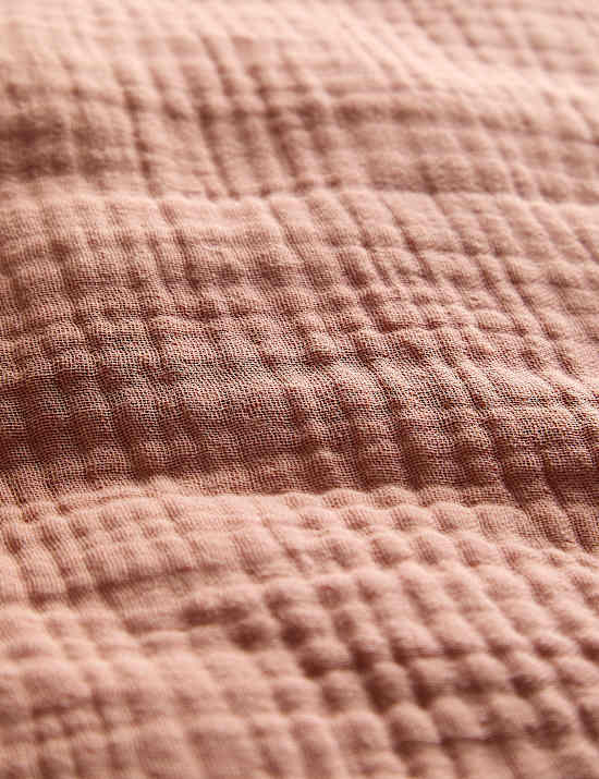 2pk Pure Cotton Muslin Pillowcases