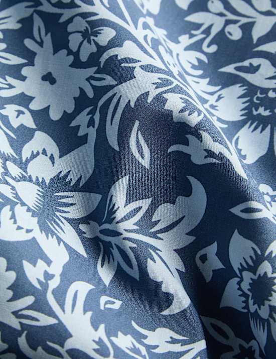 Pure Cotton Mirrored Floral Bedding Set