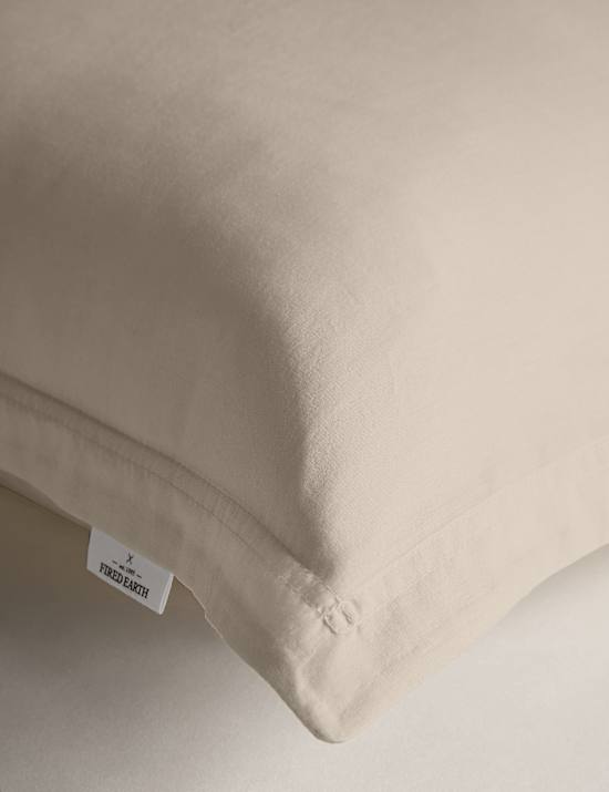 2pk Washed Cotton Oxford Pillowcases