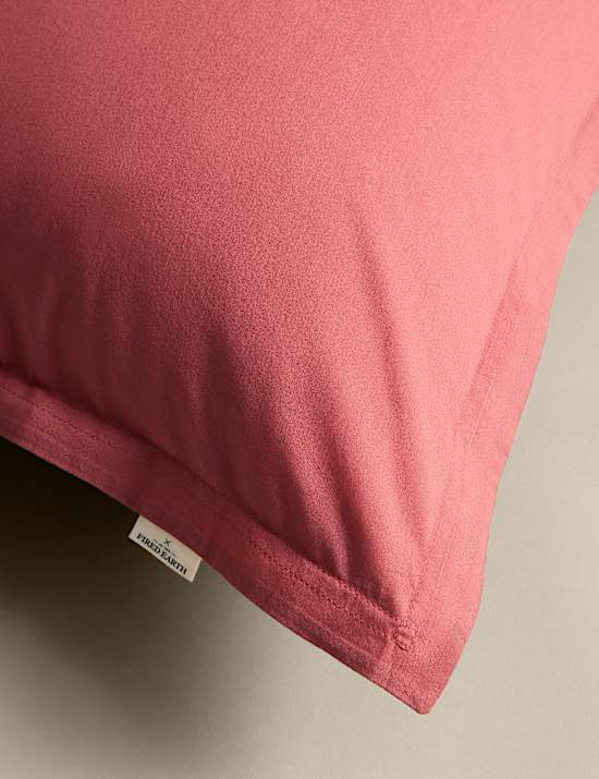 2pk Washed Cotton Oxford Pillowcases