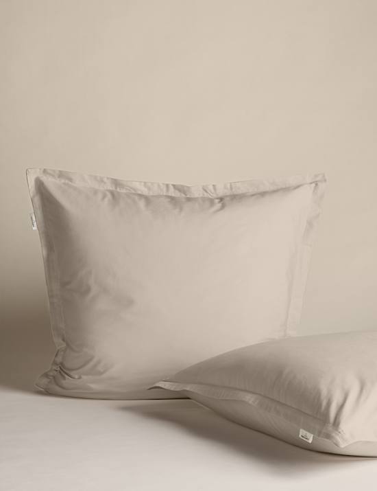 2pk Washed Cotton Square Pillowcases