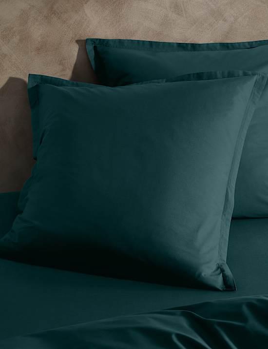 2pk Washed Cotton Square Pillowcases