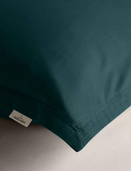 2pk Washed Cotton Square Pillowcases
