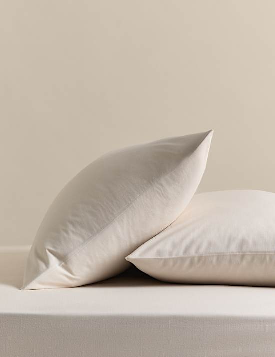 2 Pack Cotton Blend Non Iron Pillowcases