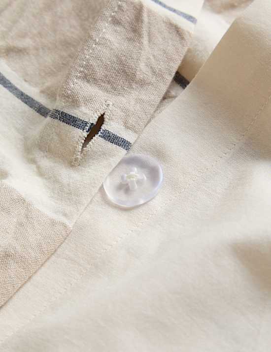 Pure Cotton Seersucker Stripe Bedding Set