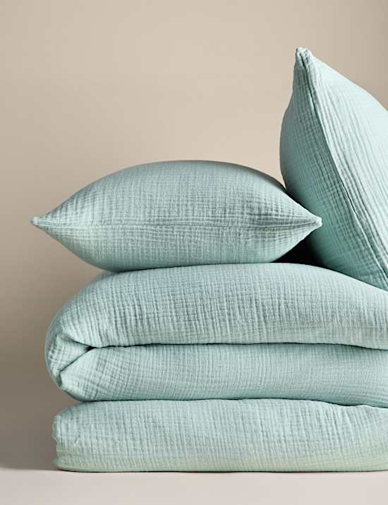 Pure Cotton Muslin Bedding Set