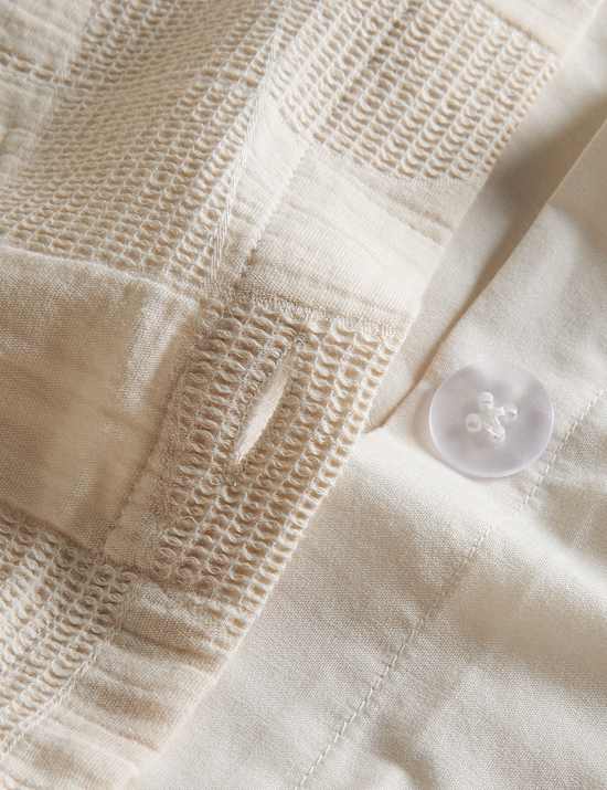 Pure Cotton Waffle Abstract Bedding Set