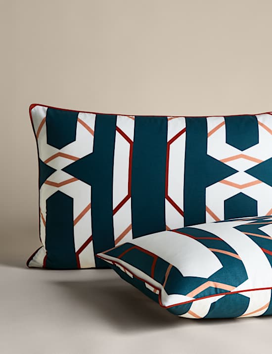 Pure Cotton Block Chain Print Bedding Set