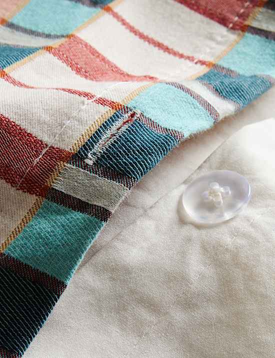 Pure Cotton Checked Jacquard Bedding Set