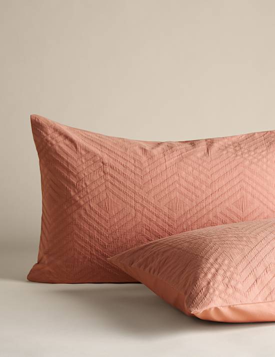 Pure Cotton Geometric Matelassé Bedding Set