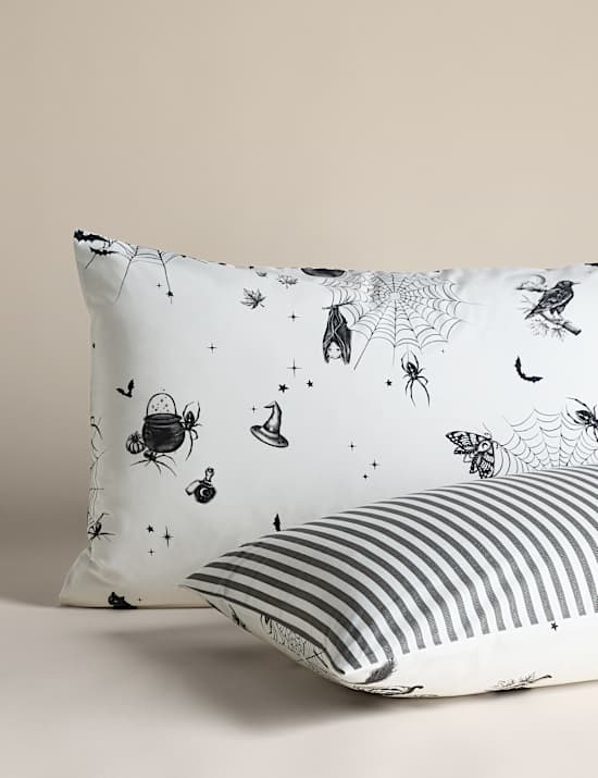 Cotton Rich Halloween Printed Bedding Set