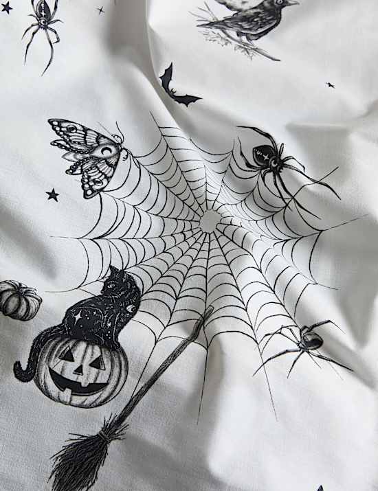 Cotton Rich Halloween Printed Bedding Set
