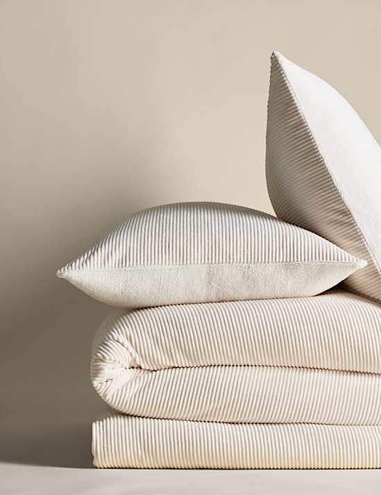 Juego de sábanas polar de pana