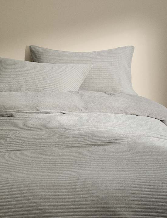 Chenille Striped Bedding Set