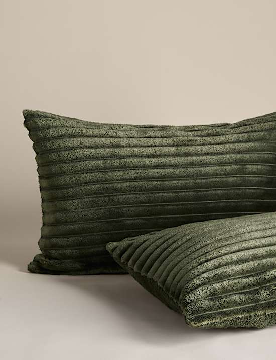 Parure de lit en polaire douillette à rayures