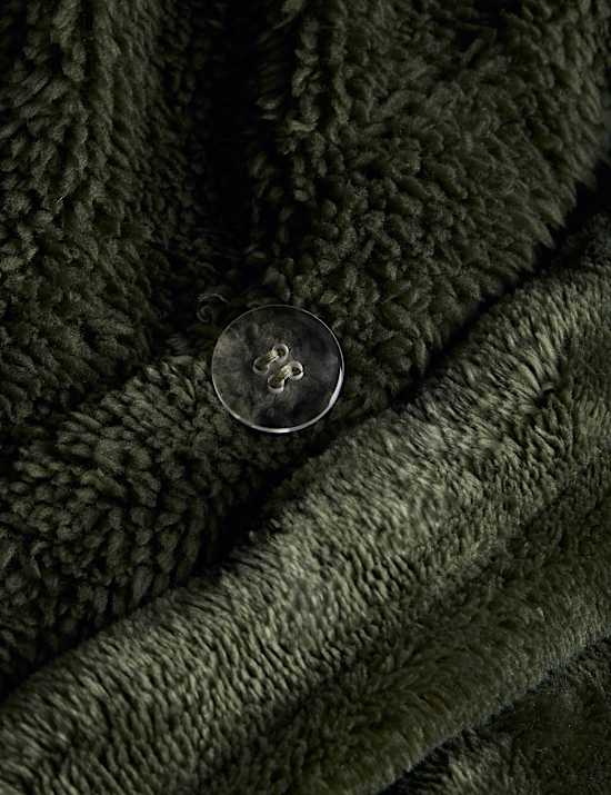 Parure de lit en polaire douillette à rayures