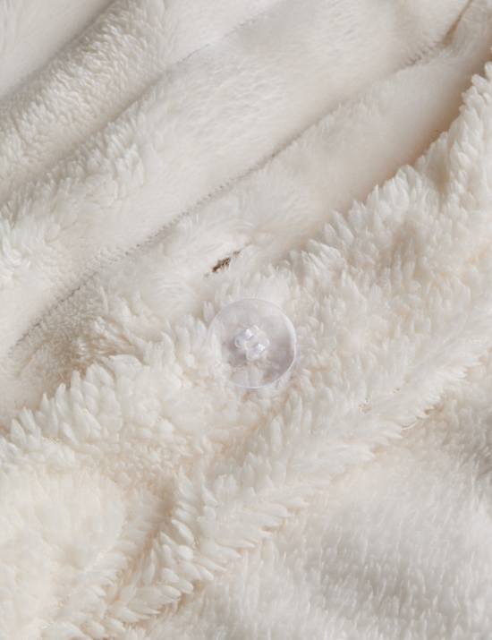 Parure de lit en polaire douillette à rayures