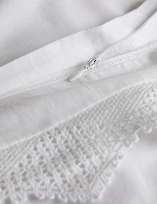 Pure Cotton Vintage Lace Embroidered Bedding Set