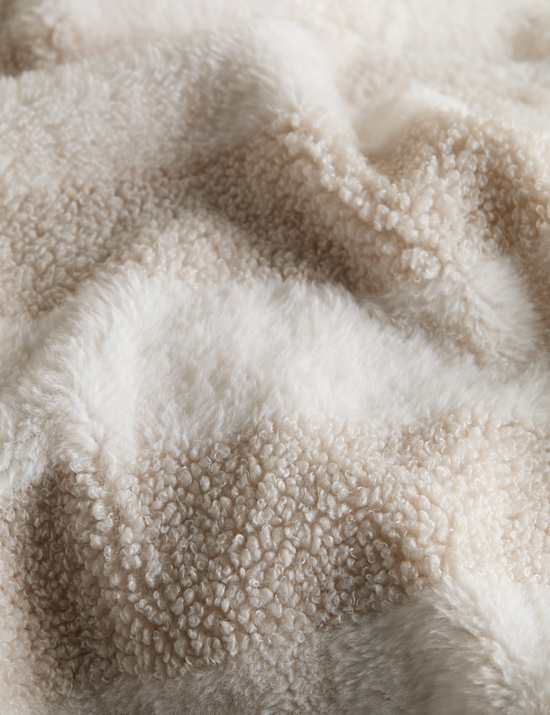 Proužkované povlečení z borgu a flísu