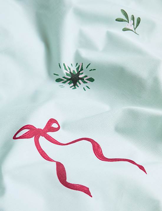 Cotton Blend Reversible Nutcracker Bedding Set