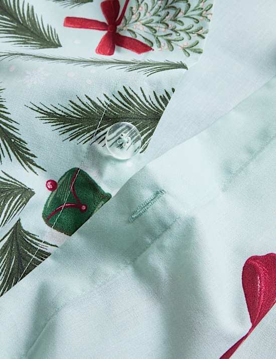 Cotton Blend Reversible Nutcracker Bedding Set