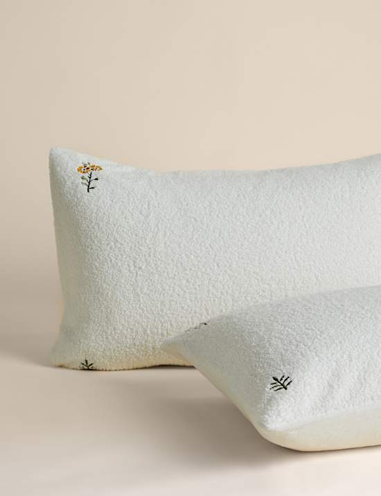 Fleece Embroidered Bedding Set