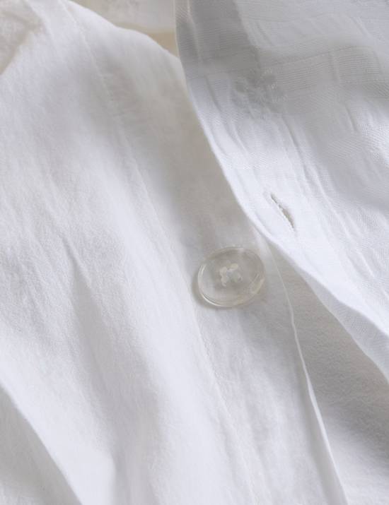 Parure de lit en coton seersucker brod&eacute;