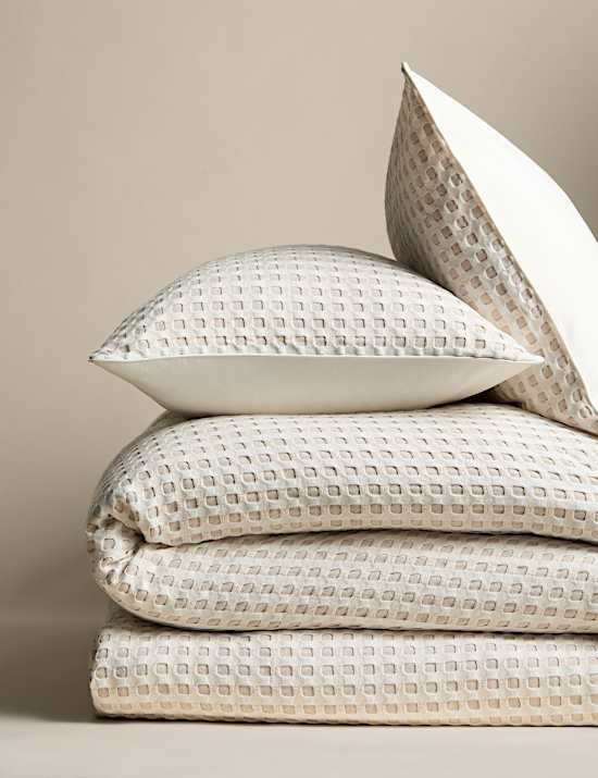 Pure Cotton Waffle Bedding Set