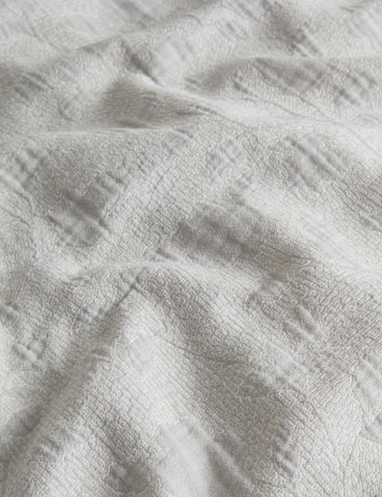 Pure Cotton Woodblock Floral Jacquard Bedding Set