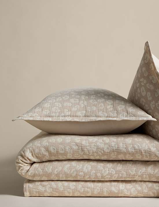Pure Cotton Leopard Jacquard Bedding Set