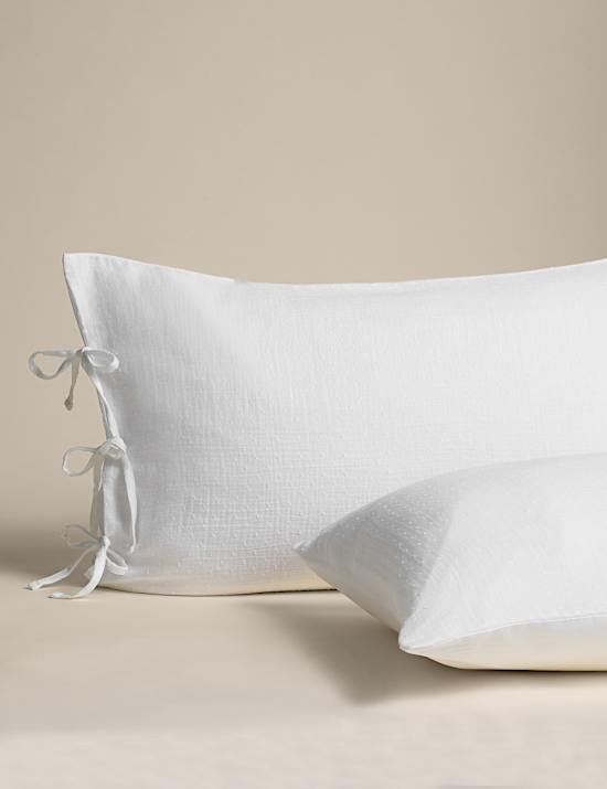 Pure Cotton Muslin Dobby Bedding Set