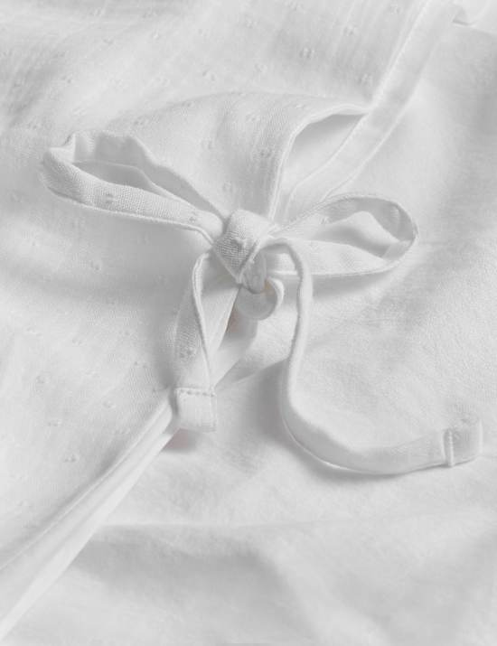 Pure Cotton Muslin Dobby Bedding Set