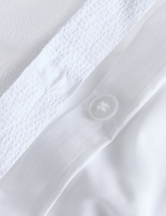 Pure Cotton Striped Seersucker Bedding Set