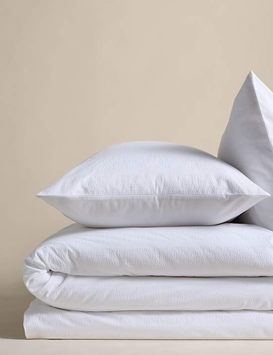 Pure Cotton Striped Seersucker Bedding Set