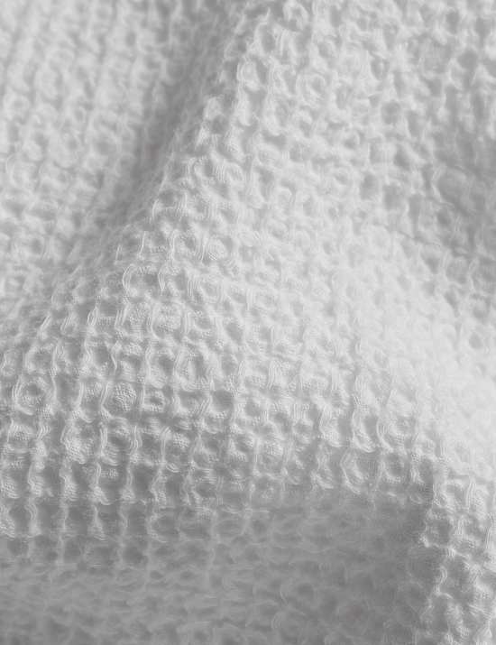 Cotton Rich Mini Waffle Bedding Set