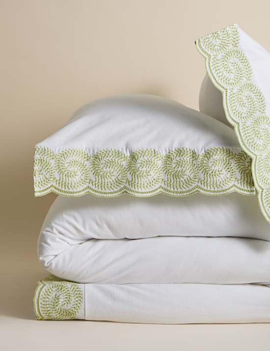 Pure Cotton Embroidered Bedding Set