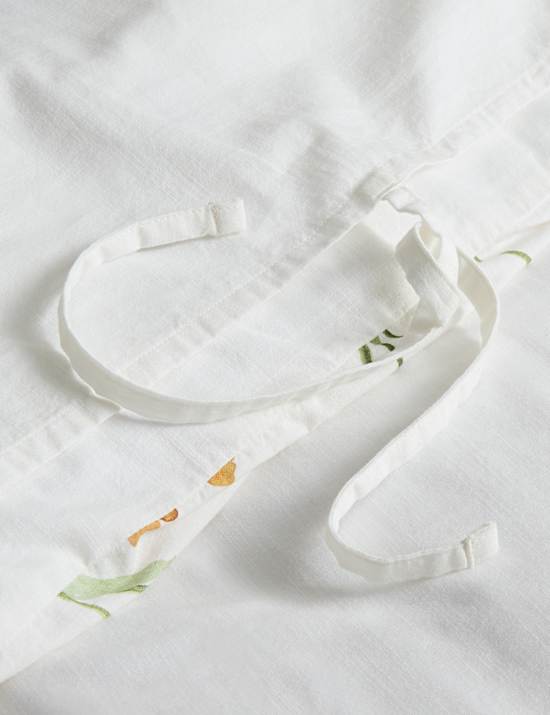 Bettw&auml;scheset aus reiner Baumwolle mit Fr&uuml;hlingswiesenmuster