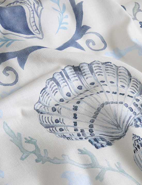 Suzani Bettw&auml;scheset aus reiner Baumwolle mit K&uuml;stenmotiv