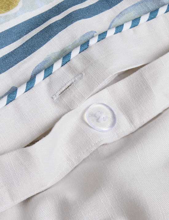 Suzani Bettw&auml;scheset aus reiner Baumwolle mit K&uuml;stenmotiv