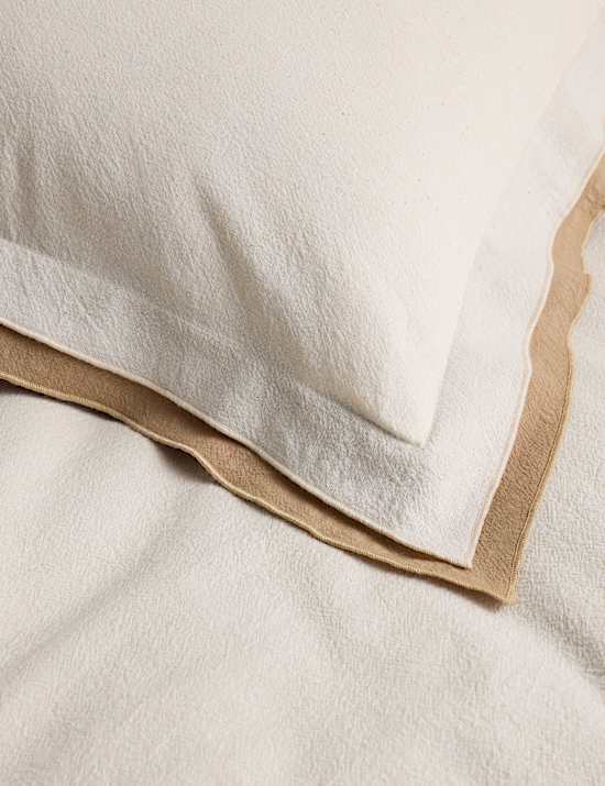 Pure Cotton Crepe Contrast Bedding Set